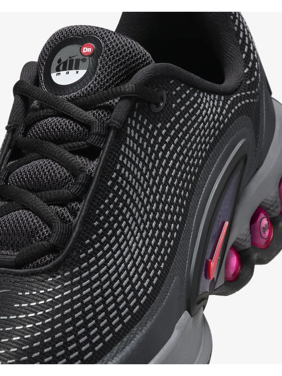 Кроссовки детские Nike Air Max Dn 'All Night', черный/малиновый — изображение 7 из 8