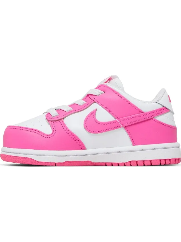 Кроссовки Dunk Low TD 'Laser Fuchsia' — изображение 3 из 4, розовый