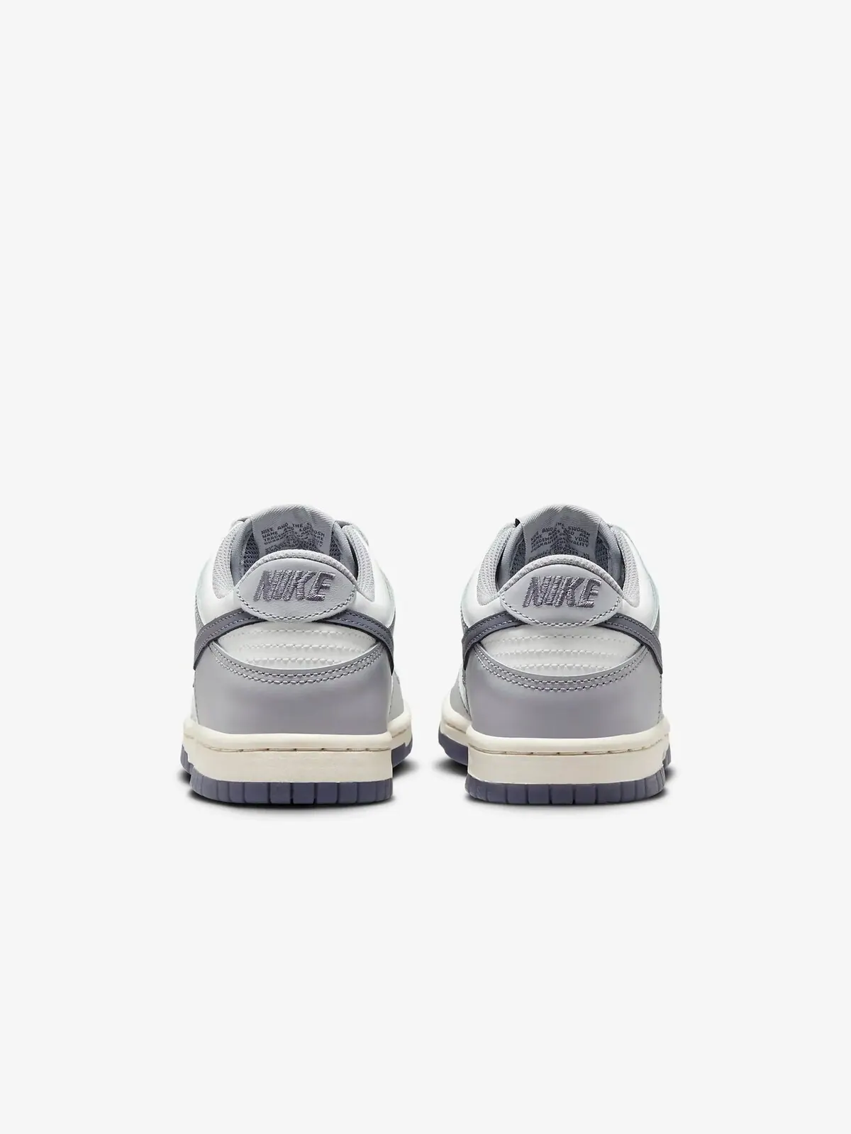 Кроссовки Nike Dunk Low для подростков — изображение 5 из 8, белый/серый