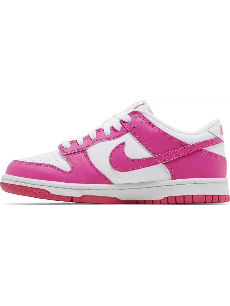 Кроссовки Dunk Low GS 'Laser Fuchsia' — изображение 3 из 4, розовый