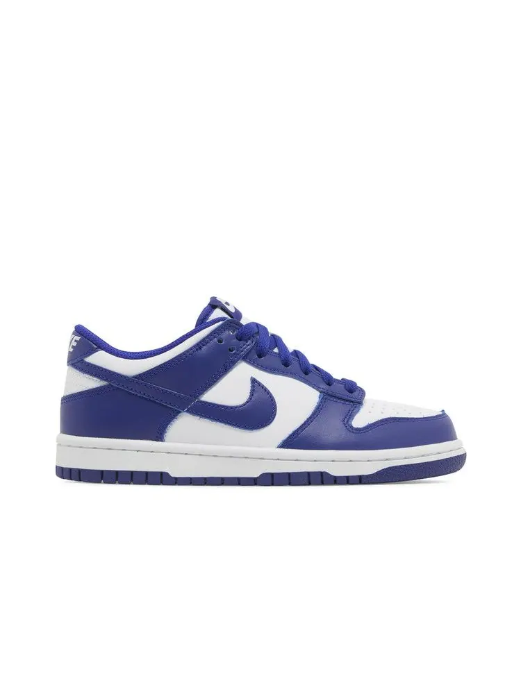 Кроссовки Nike Dunk Low GS 'Concord' — изображение 2 из 9, белый//красный