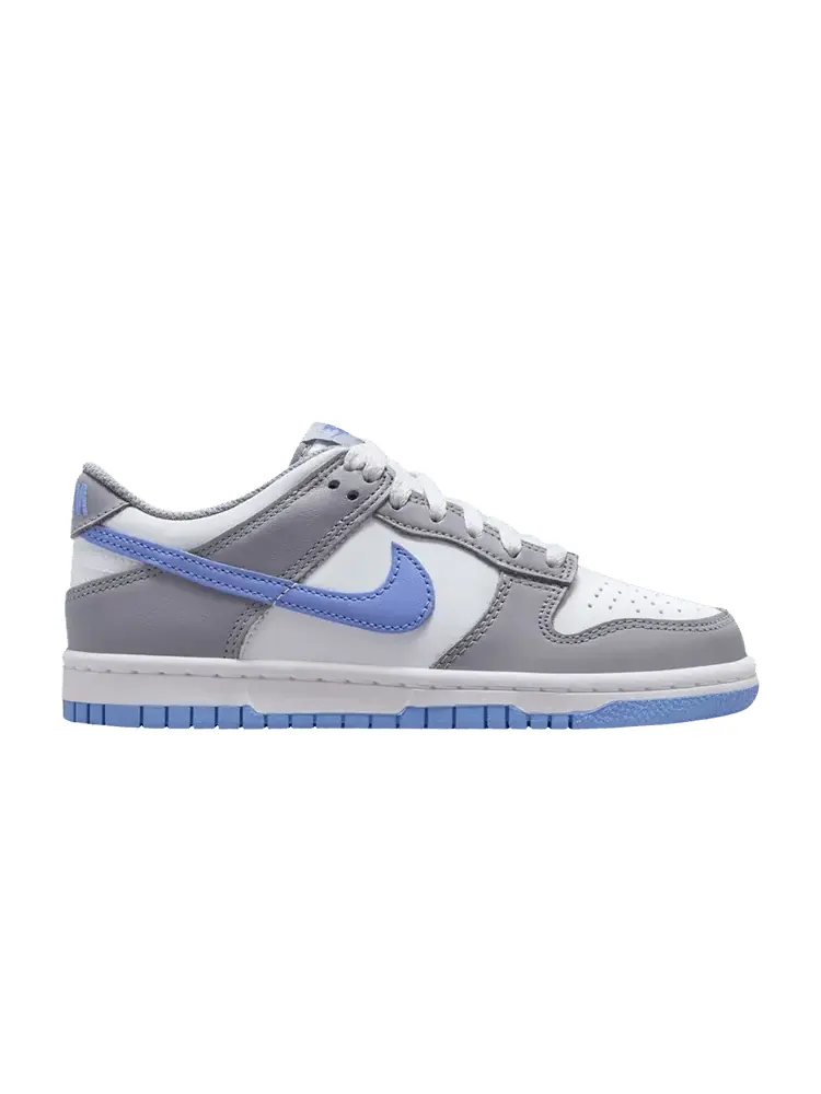 Кроссовки Nike Dunk Low GS 'Cement Royal Pulse' — изображение 1 из 1, белый/серый