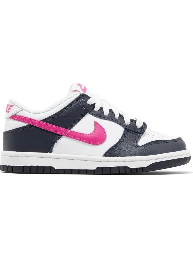 Кроссовки Dunk Low GS 'Obsidian Fierce Pink' — изображение 1 из 4, синий