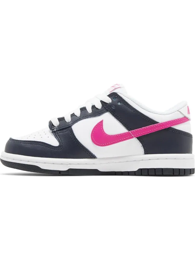 Кроссовки Dunk Low GS 'Obsidian Fierce Pink' — изображение 3 из 4, синий
