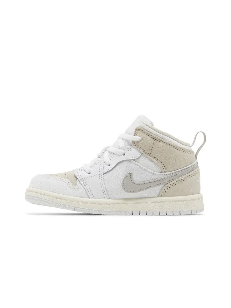 Кроссовки Air Jordan Air Jordan 1 Mid SE Craft TD 'Inside Out - White Sail' — изображение 4 из 9