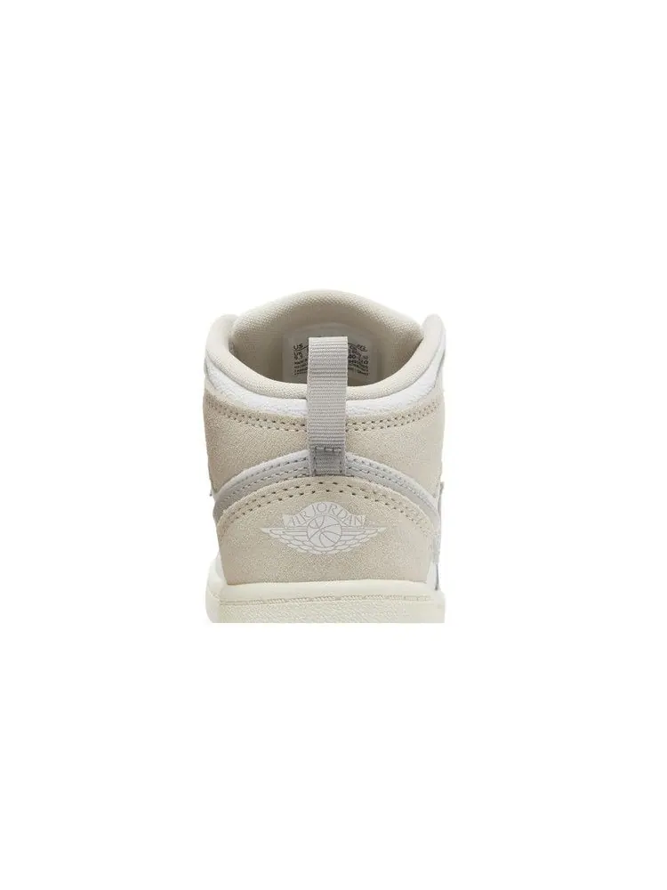Кроссовки Air Jordan Air Jordan 1 Mid SE Craft TD 'Inside Out - White Sail' — изображение 8 из 9