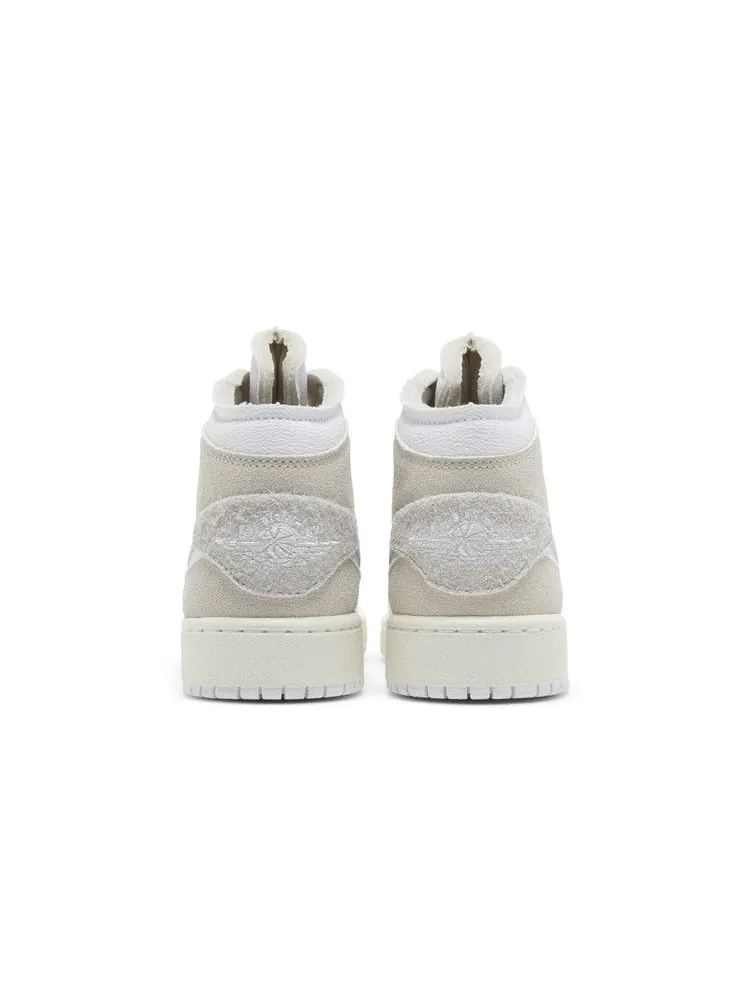 Кроссовки Air Jordan Air Jordan 1 Mid SE Craft GS 'Inside Out - White Sail' — изображение 7 из 9