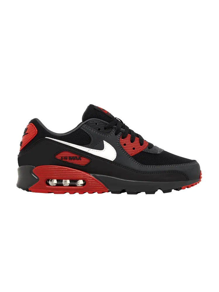Кроссовки Nike Air Max 90 'Anthracite Mystic Red' — изображение 1 из 9, белый/черный/красный