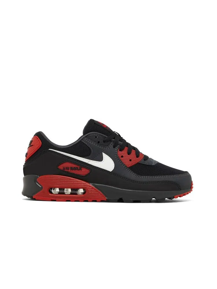 Кроссовки Nike Air Max 90 'Anthracite Mystic Red' — изображение 2 из 9, белый/черный/красный