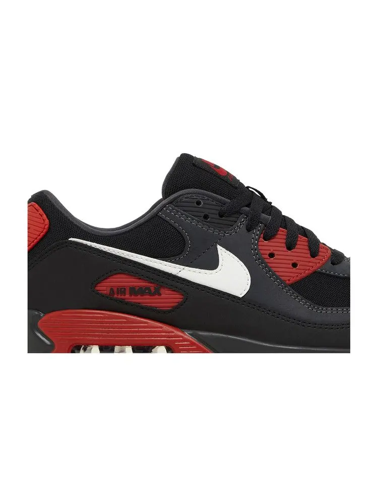 Кроссовки Nike Air Max 90 'Anthracite Mystic Red' — изображение 3 из 9, белый/черный/красный