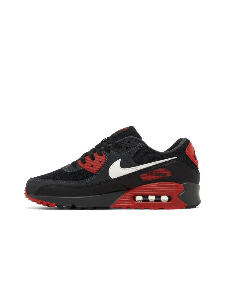Кроссовки Nike Air Max 90 'Anthracite Mystic Red' — изображение 4 из 9, белый/черный/красный