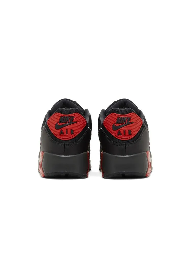 Кроссовки Nike Air Max 90 'Anthracite Mystic Red' — изображение 7 из 9, белый/черный/красный