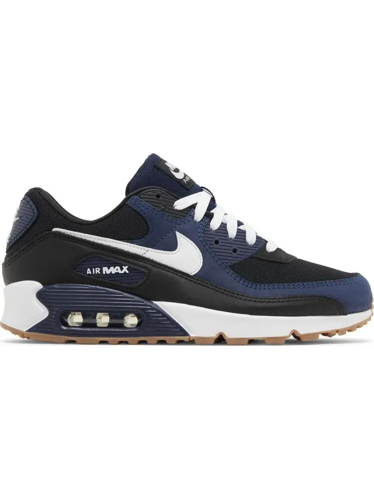 Кроссовки Nike Air Max 90 Midnight Navy Gum, классический дизайн — изображение 1 из 5, синий