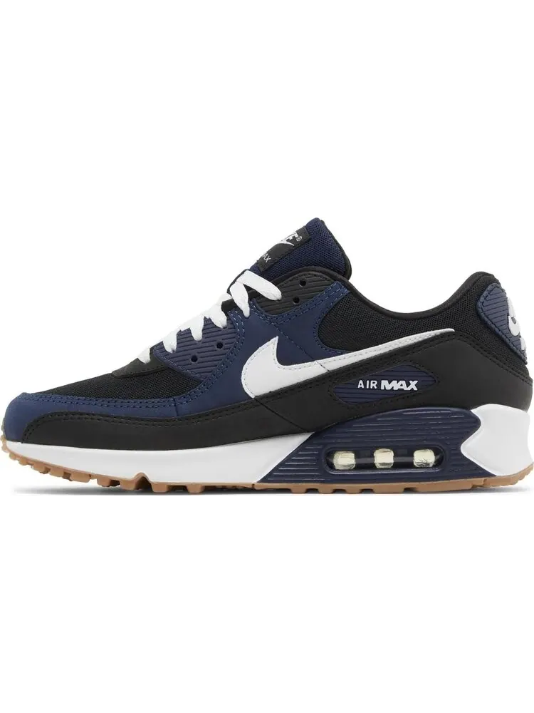 Кроссовки Nike Air Max 90 Midnight Navy Gum, классический дизайн — изображение 3 из 5, синий