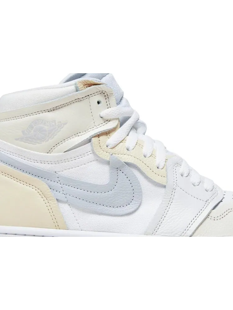 Кроссовки Wmns Air Jordan 1 High Method of Make 'Coconut Milk' — изображение 2 из 4, бежевый