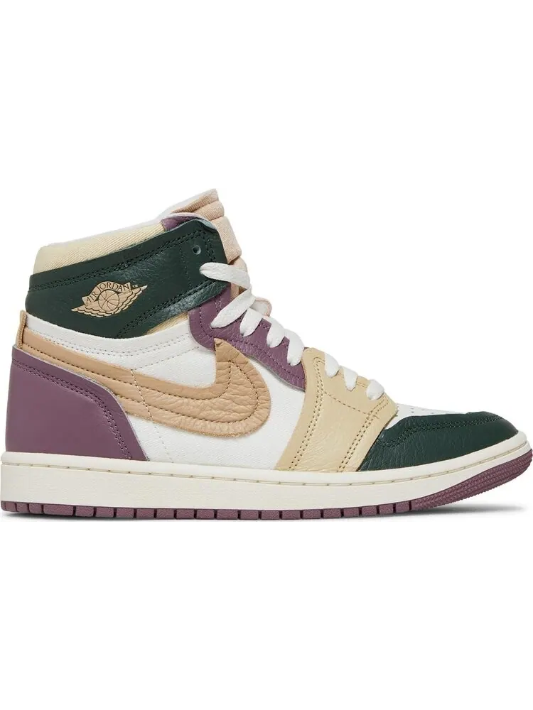 Кроссовки Wmns Air Jordan 1 High Method of Make 'Galactic Jade' — изображение 1 из 4, зеленый