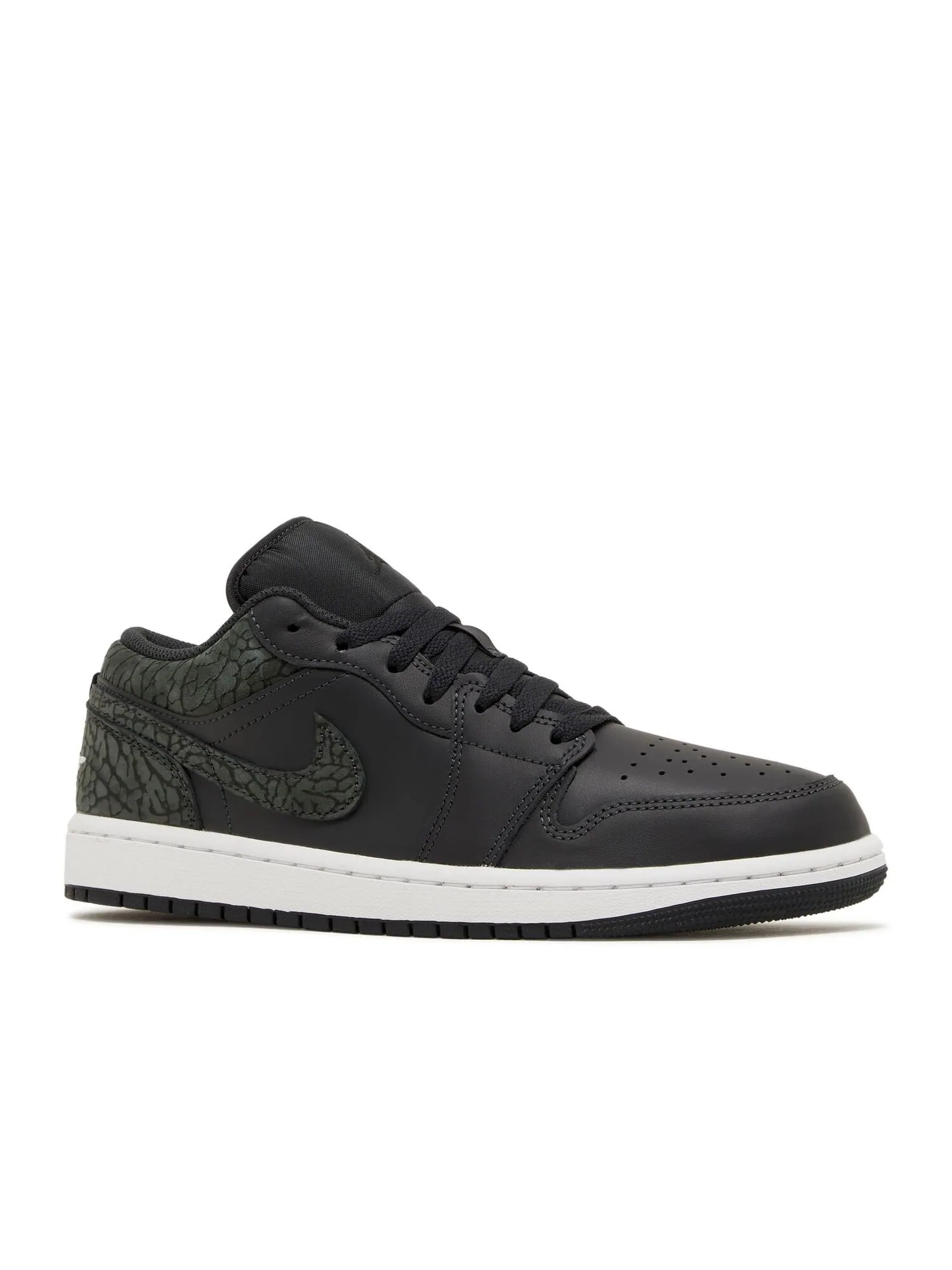Кроссовки Air Jordan Air Jordan 1 Low Se 'Black Elephant' — изображение 2 из 4, черный