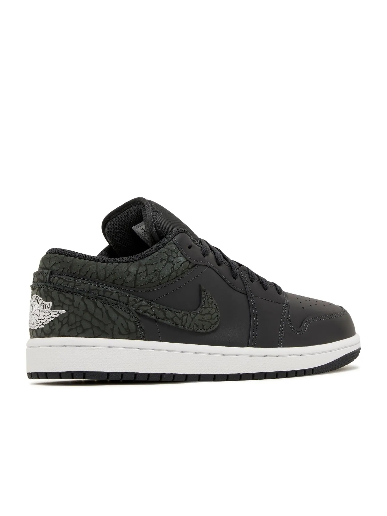 Кроссовки Air Jordan Air Jordan 1 Low Se 'Black Elephant' — изображение 3 из 4, черный