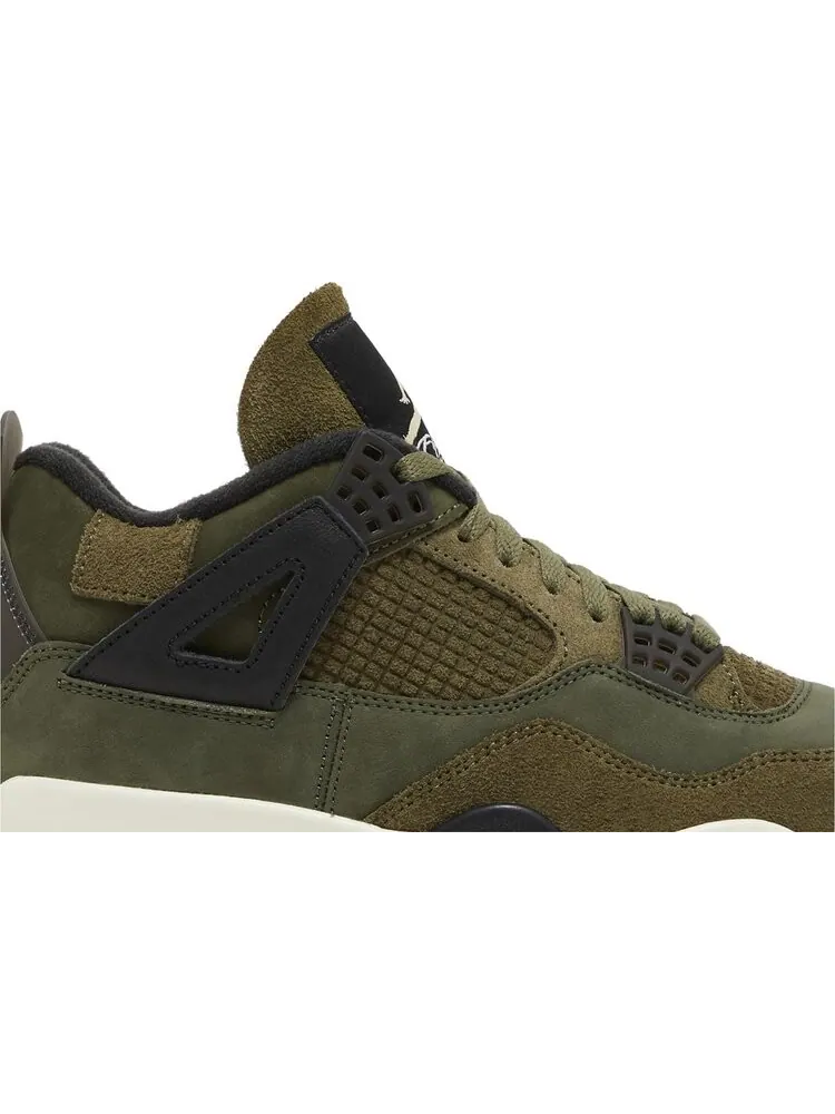 Кроссовки Air Jordan 4 Retro SE 'Craft - Olive' — изображение 2 из 4, зеленый