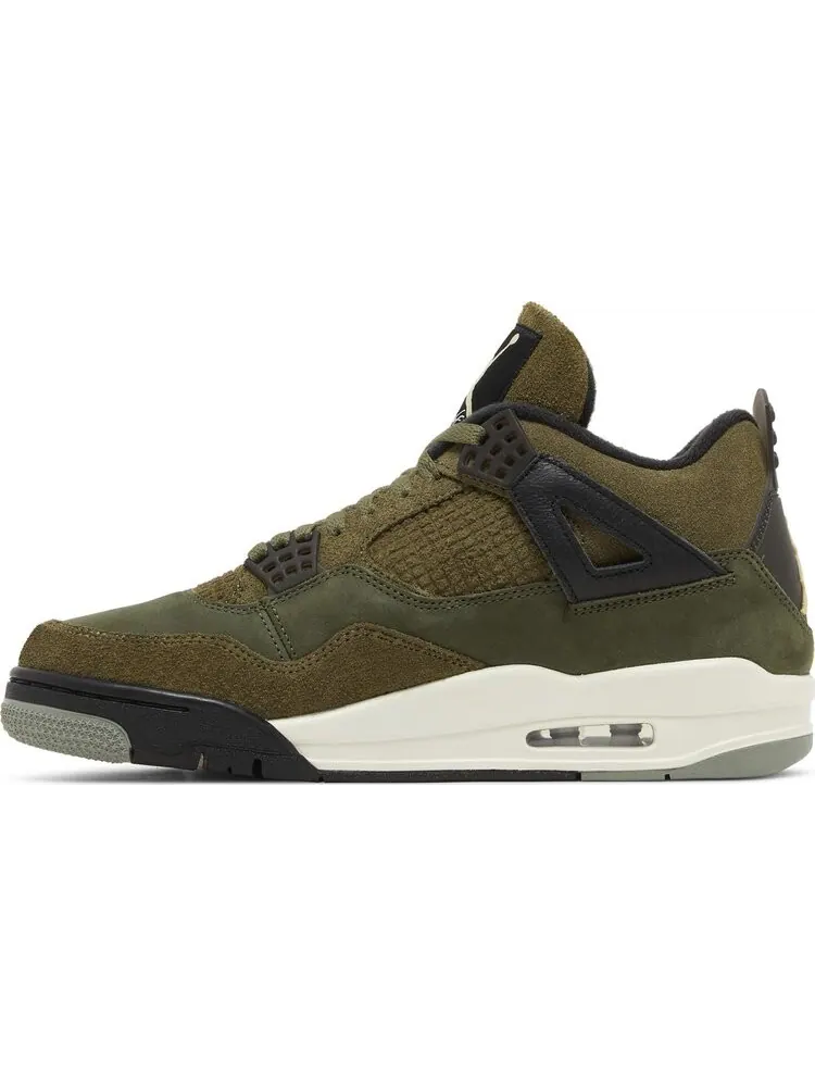 Кроссовки Air Jordan 4 Retro SE 'Craft - Olive' — изображение 3 из 4, зеленый
