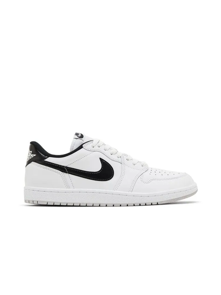 Кроссовки Air Jordan Air Jordan 1 Retro Low '85 OG 'Metallic Black' — изображение 2 из 9, белый/черный/серый