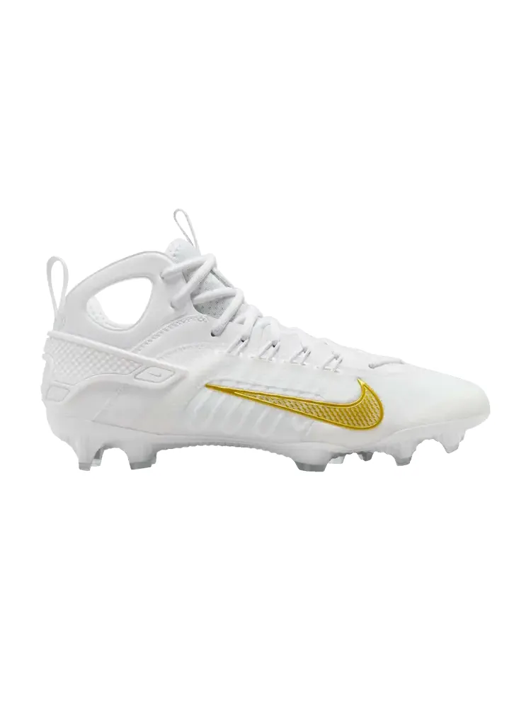 Кроссовки Huarache 9 Elite Mid LAX 'White Metallic Vivid Gold' — изображение 1 из 1