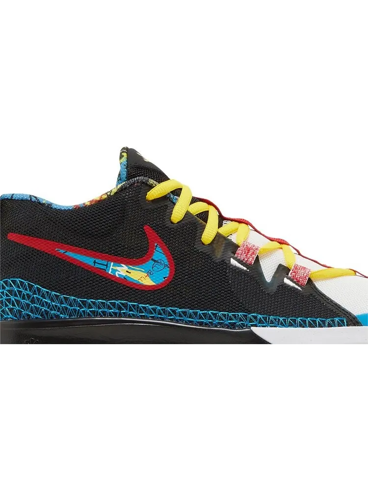 Кроссовки Nike Kyrie Flytrap 6 SE GS 'Black Multi-Color' — изображение 2 из 8, черный