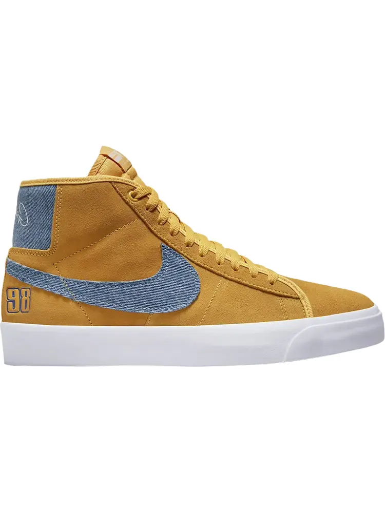 Кроссовки Grant Taylor x Zoom Blazer Mid Pro GT SB 'University Gold Denim'