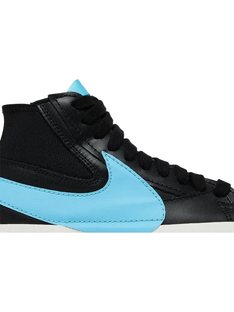 Кроссовки Nike Blazer Mid '77 Jumbo 'Black Baltic Blue' — изображение 2 из 8, черный