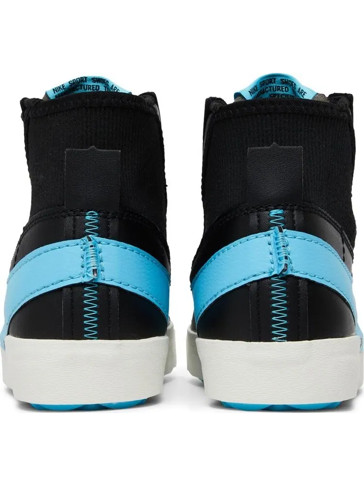 Кроссовки Nike Blazer Mid '77 Jumbo 'Black Baltic Blue' — изображение 6 из 8, черный