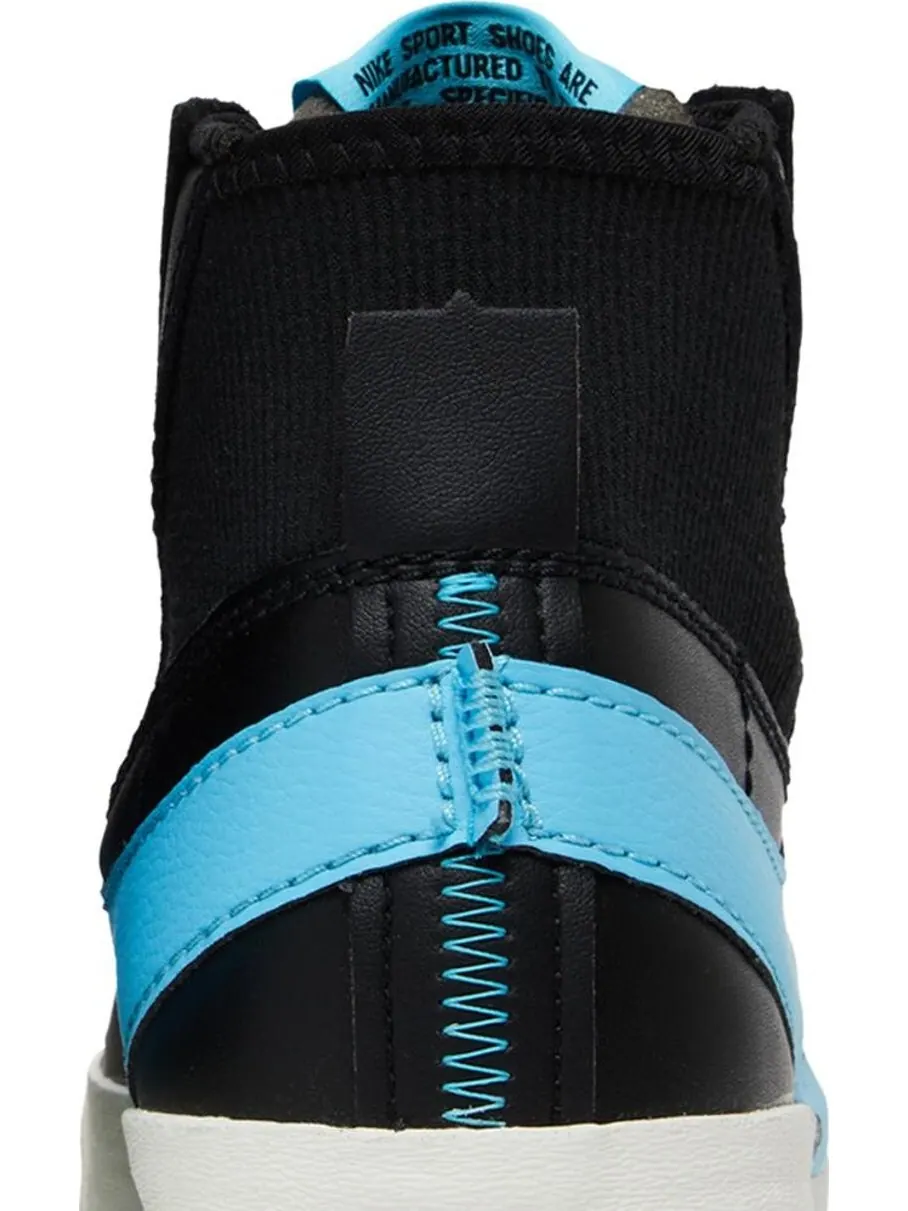 Кроссовки Nike Blazer Mid '77 Jumbo 'Black Baltic Blue' — изображение 7 из 8, черный