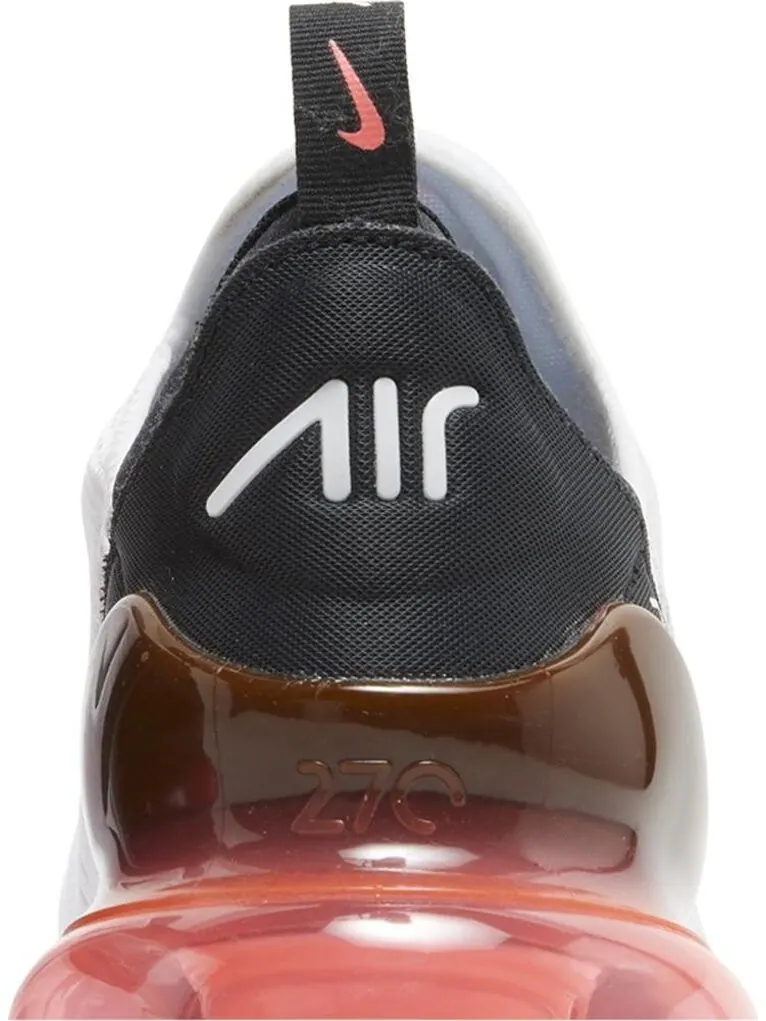 Кроссовки Nike Air Max 270 'White Hot Punch' — изображение 7 из 8, белый