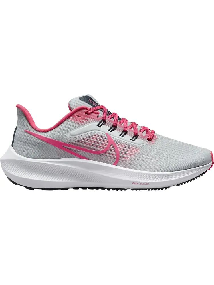 Кроссовки Nike Wmns Air Zoom Pegasus 39 'Pure Platinum Hyper Pink' — изображение 1 из 1, серый