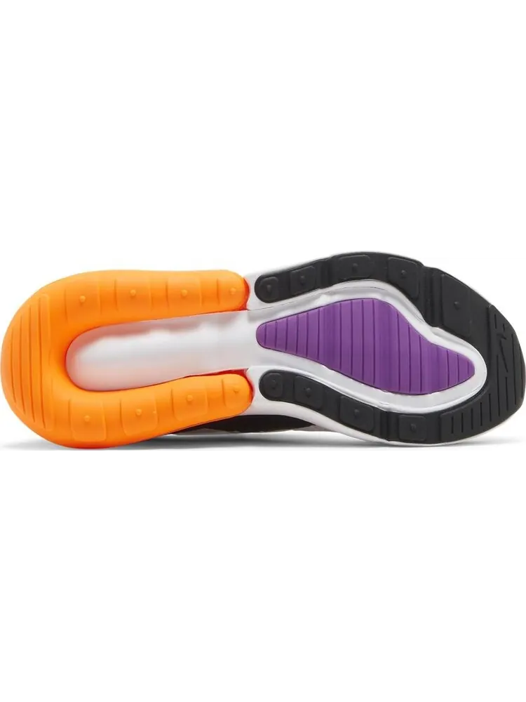 Кроссовки Nike Air Max 270 GS 'White Orange Purple' — изображение 4 из 8, белый