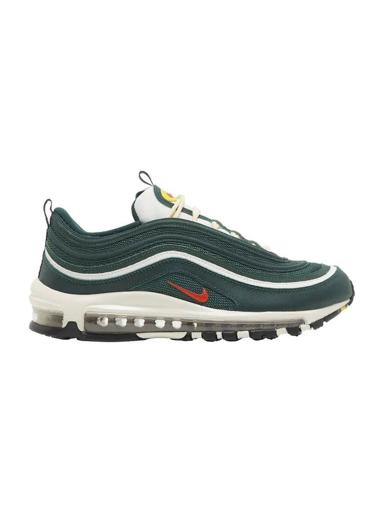Кроссовки Nike Wmns Air Max 97 'Athletic Company - Pro Green' — изображение 1 из 9, зеленый/зеленый//красный