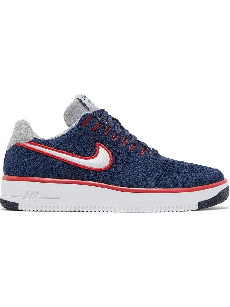 Кроссовки Nike Robert Kraft x Air Force 1 Ultra Flyknit Low 'New England Patriots' — изображение 1 из 8, синий