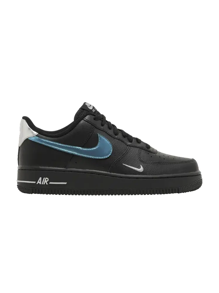Кроссовки Nike Air Force 1 '07 'Black Blue Lightning' — изображение 1 из 9