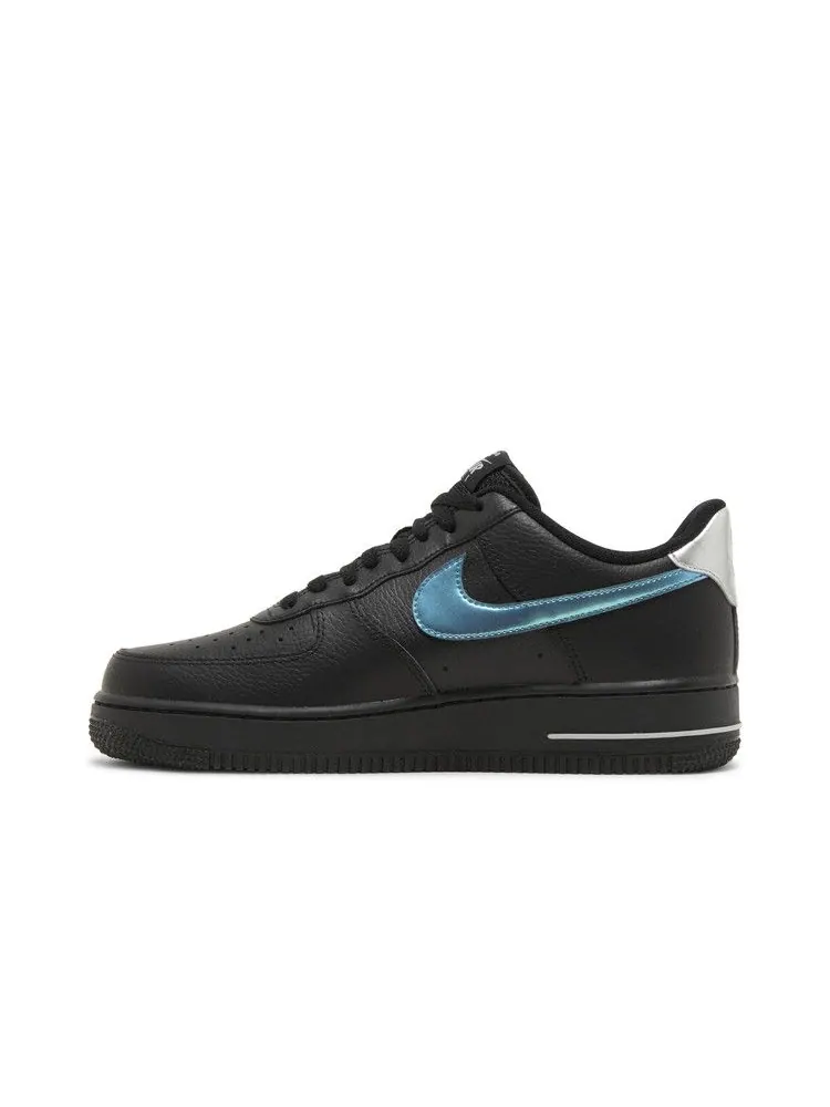 Кроссовки Nike Air Force 1 '07 'Black Blue Lightning' — изображение 4 из 9