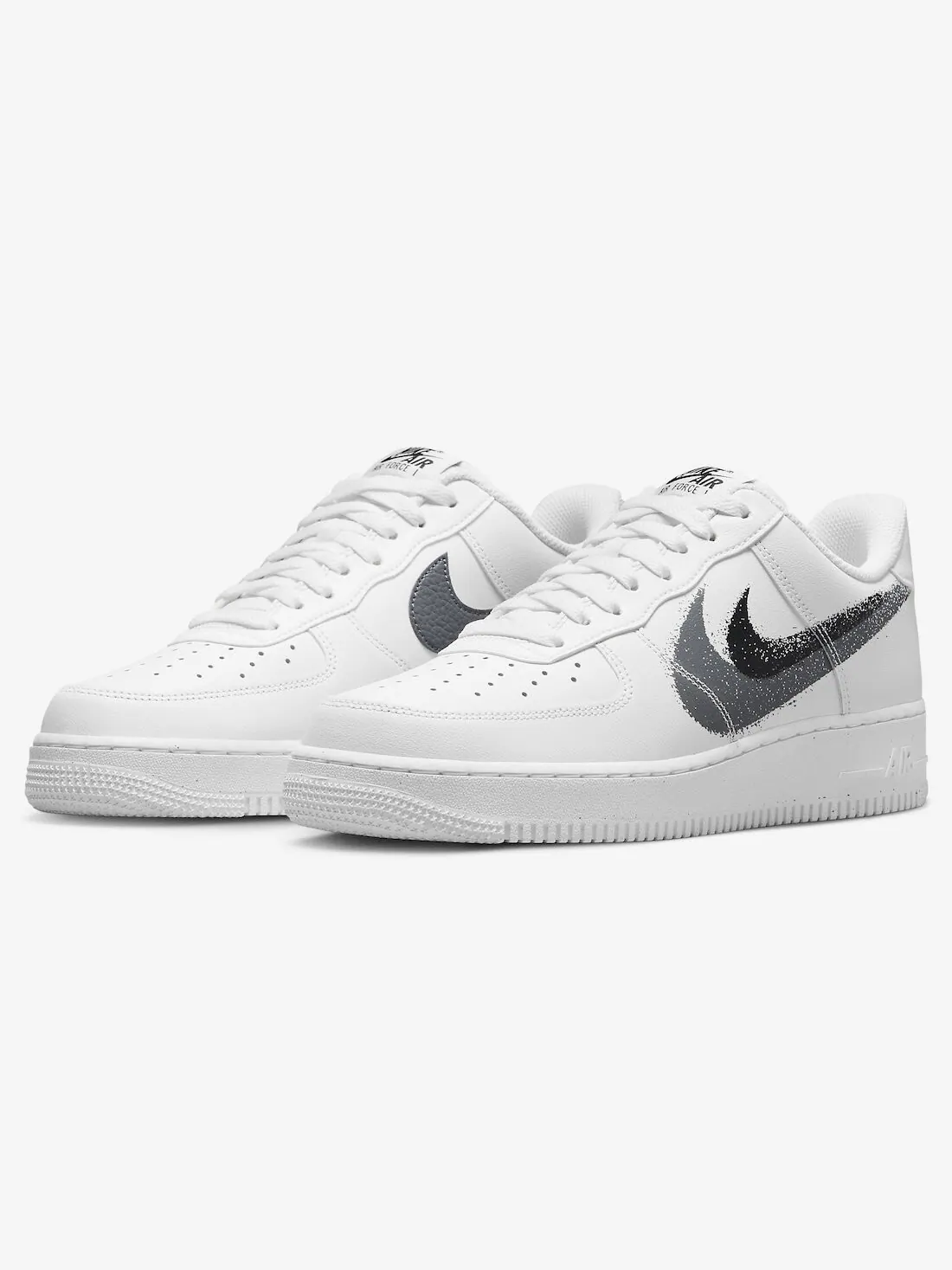 Кроссовки Nike Air Force 1 '07 'Spray Paint Swoosh' — изображение 2 из 6, белый