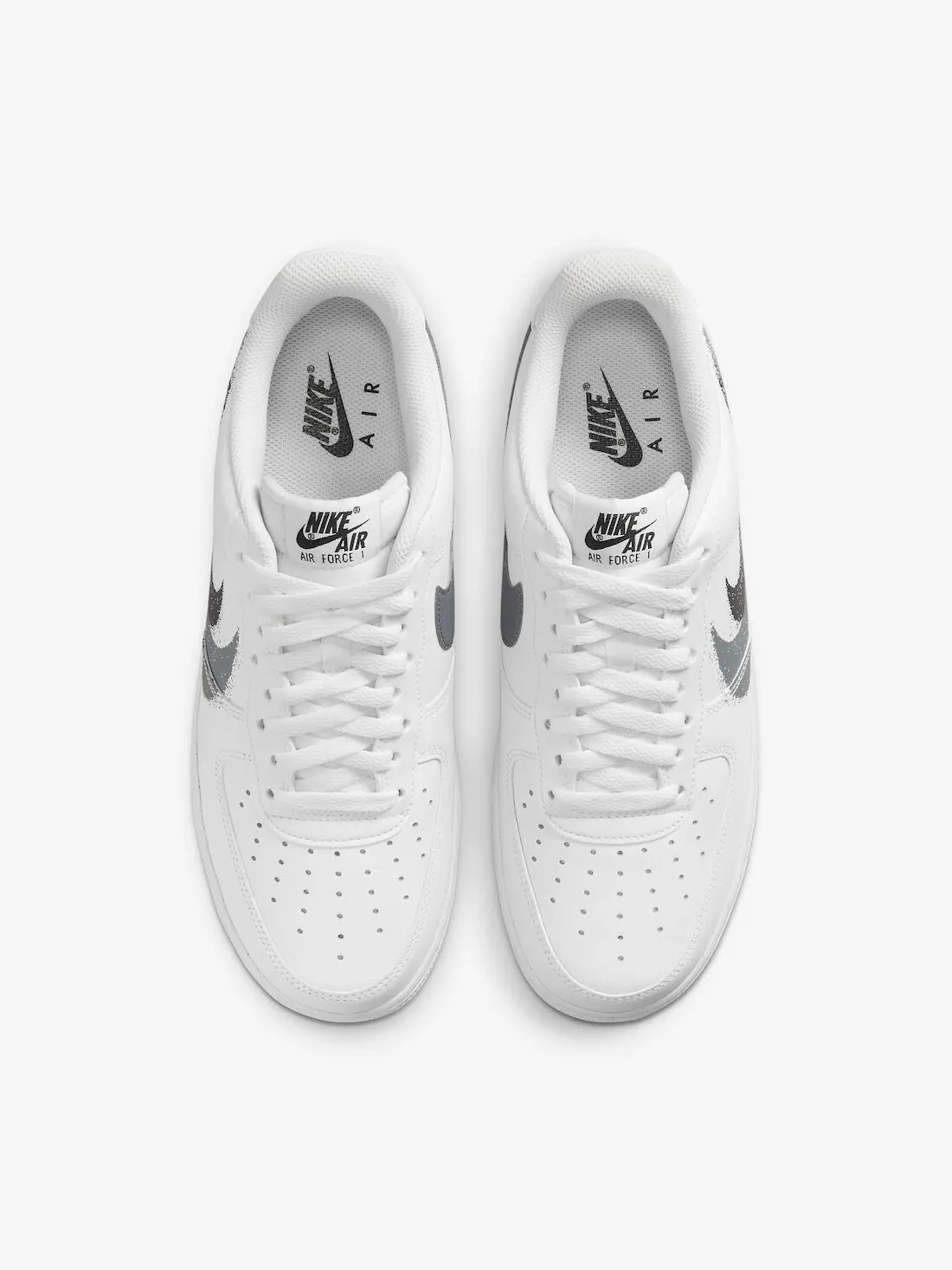Кроссовки Nike Air Force 1 '07 'Spray Paint Swoosh' — изображение 4 из 6, белый