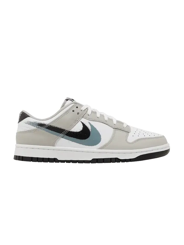 Кроссовки Nike Dunk Low 'Spray Paint Swoosh' — изображение 1 из 9, серый