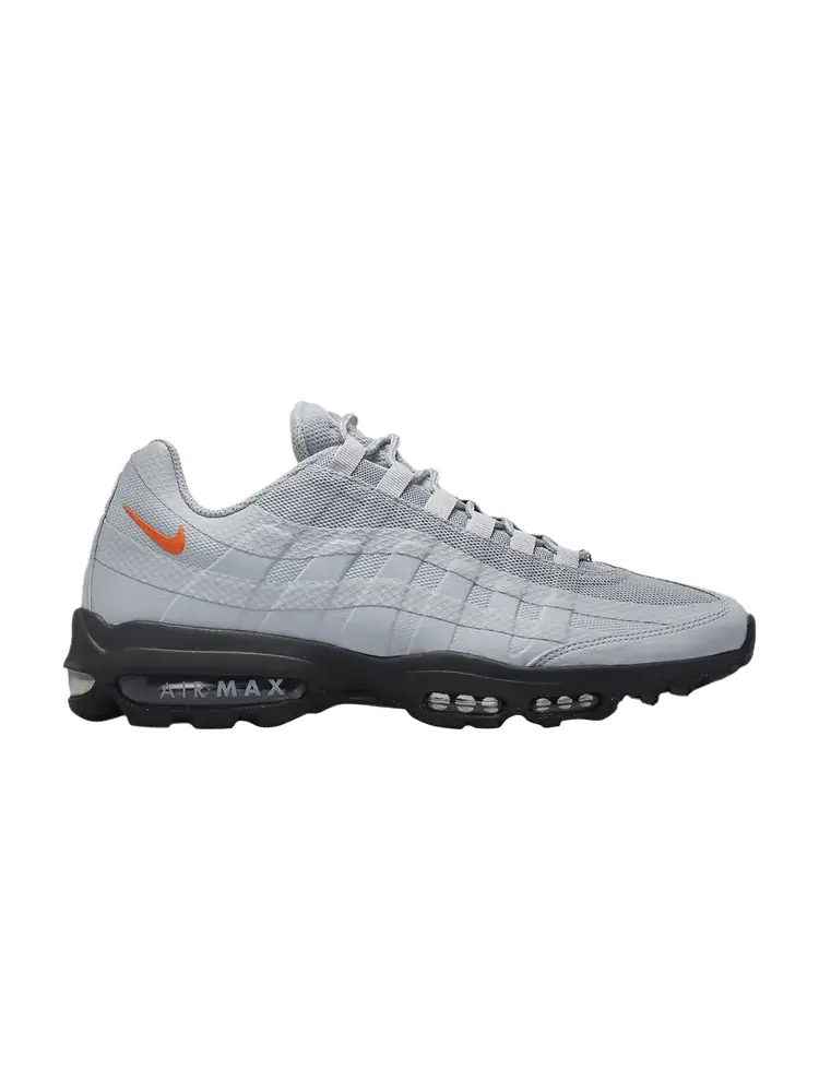 Кроссовки Nike Air Max 95 Ultra 'Wolf Grey Crimson' — изображение 1 из 1, серый/черный/яркий