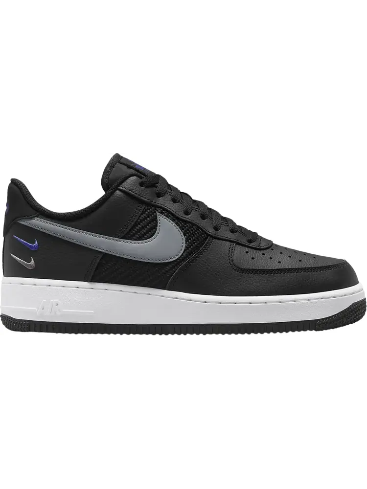 Кроссовки Air Force 1 '07 'Double Swoosh - Black Racer Blue' — изображение 1 из 1, черный
