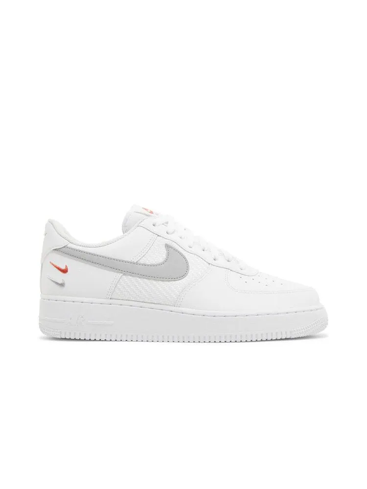 Кроссовки Nike Air Force 1 '07 'Double Swoosh - White Picante' — изображение 2 из 9, белый/красный/серый