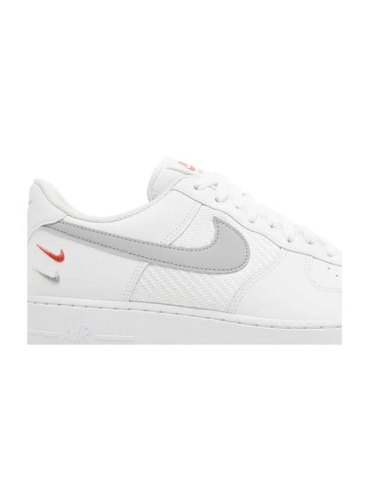 Кроссовки Nike Air Force 1 '07 'Double Swoosh - White Picante' — изображение 3 из 9, белый/красный/серый