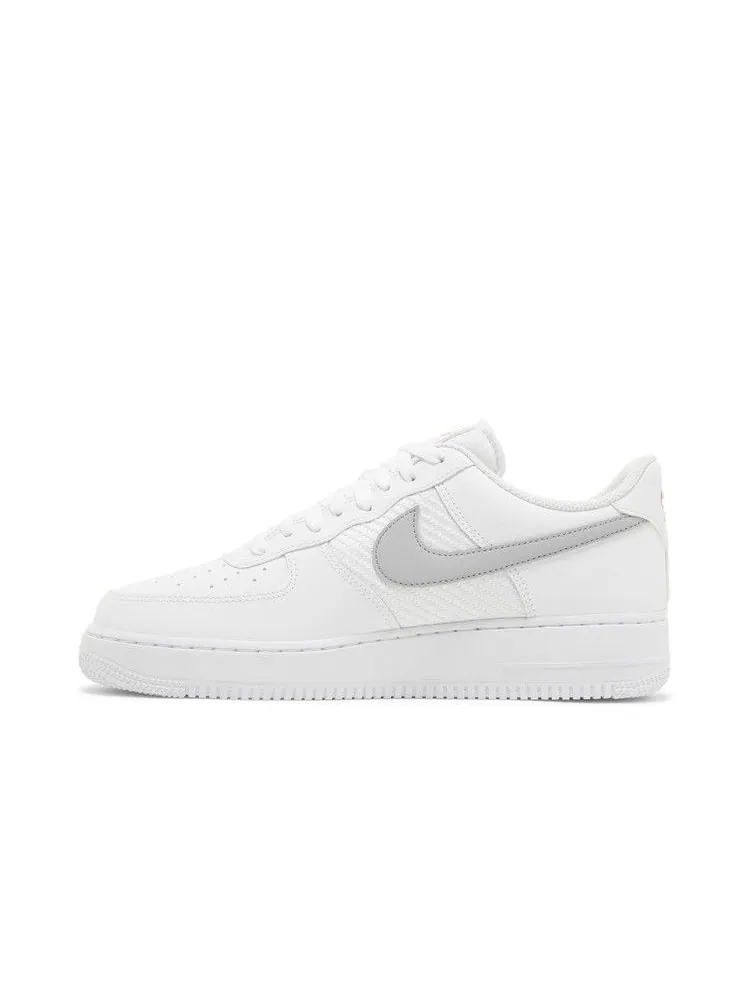 Кроссовки Nike Air Force 1 '07 'Double Swoosh - White Picante' — изображение 4 из 9, белый/красный/серый