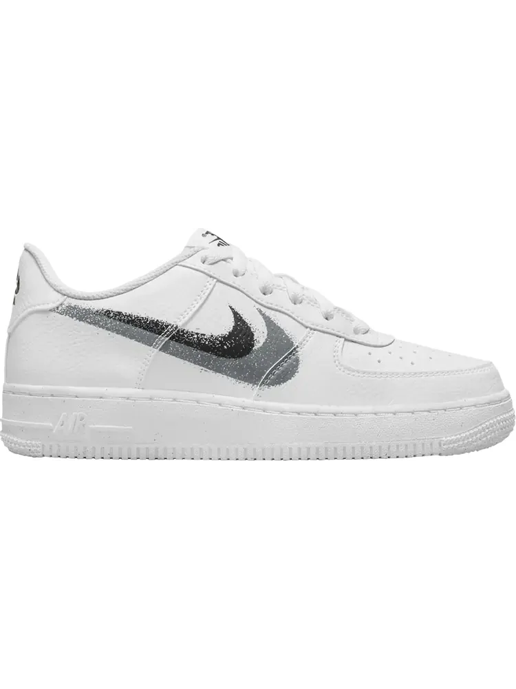 Кроссовки Air Force 1 Impact Next Nature GS 'Spray Paint Swoosh' — изображение 1 из 1, белый