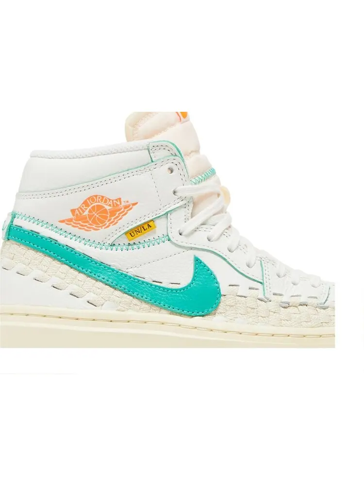 Кроссовки Union LA x Bephie's Beauty Supply x Wmns Air Jordan 1 Elevate High SP 'Summer of '96' — изображение 2 из 4, бежевый