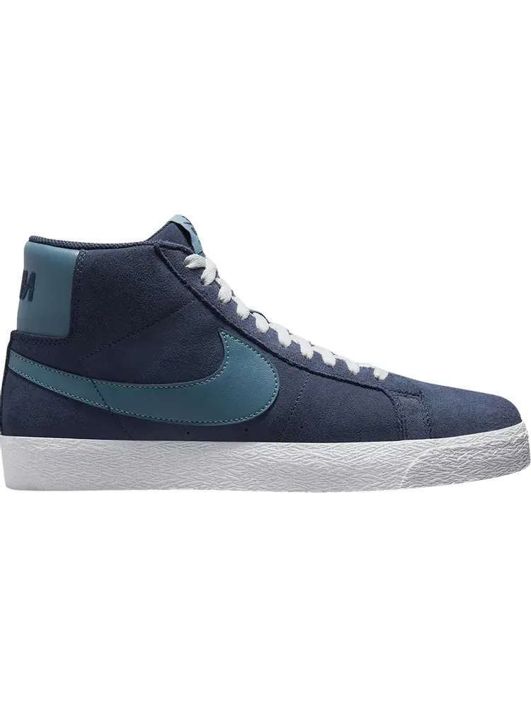 Кроссовки Nike Zoom Blazer Mid SB 'Navy Aqua' — изображение 1 из 1, синий