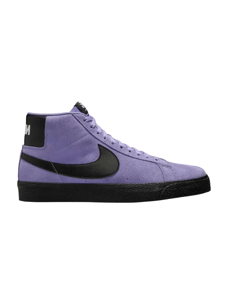 Кроссовки Nike Zoom Blazer Mid SB Dusty Amethyst Black — изображение 1 из 1, черный